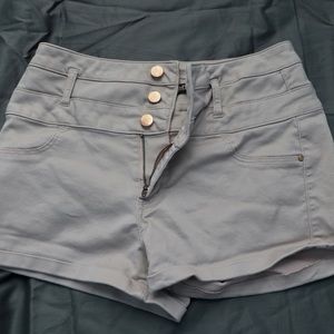 Dusty Pink High Waisted Shorts